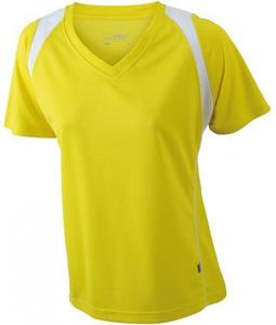 Damen Laufshirt mit V-Ausschnitt (Productno.: D-JN396)